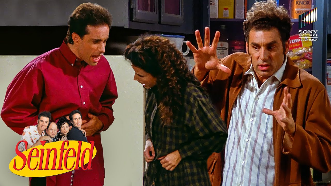 Kramer Fat Shames Elaine and Jerry & George's Girlfriend's Mom Sees Him Eat Trash | Seinfeld