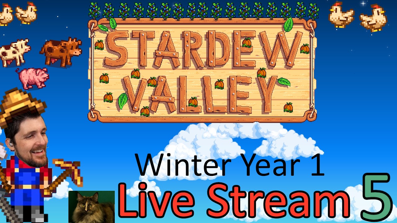 🌲 Winter Year 1 🌷 Stardew Valley Live Stream 5 #yearofvarity