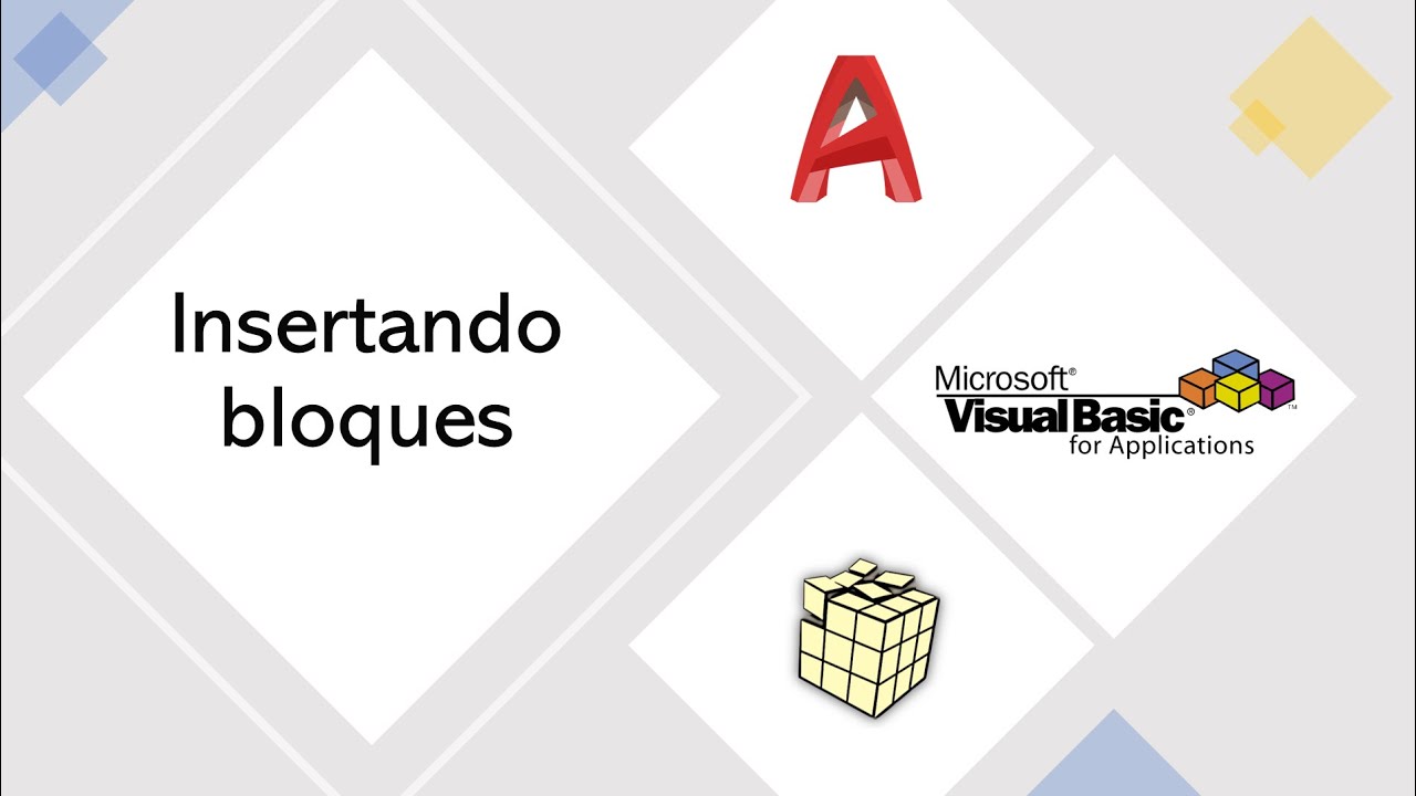 10 . VBA AutoCAD - Insertando bloques