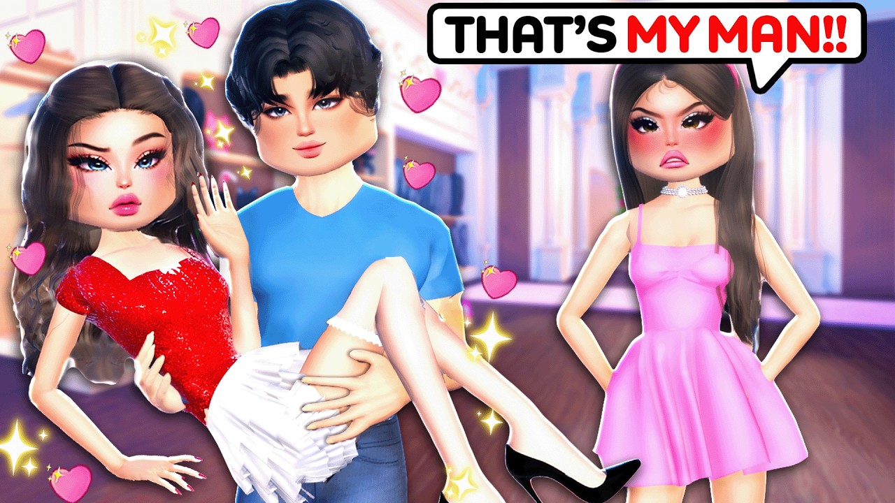 Her Boyfriend *FELL IN LOVE* With Me in Dress to Impress!