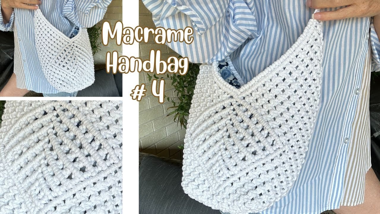 Macrame Handbag # 4 Tote Bag Sling Bag Shoulder Bag
