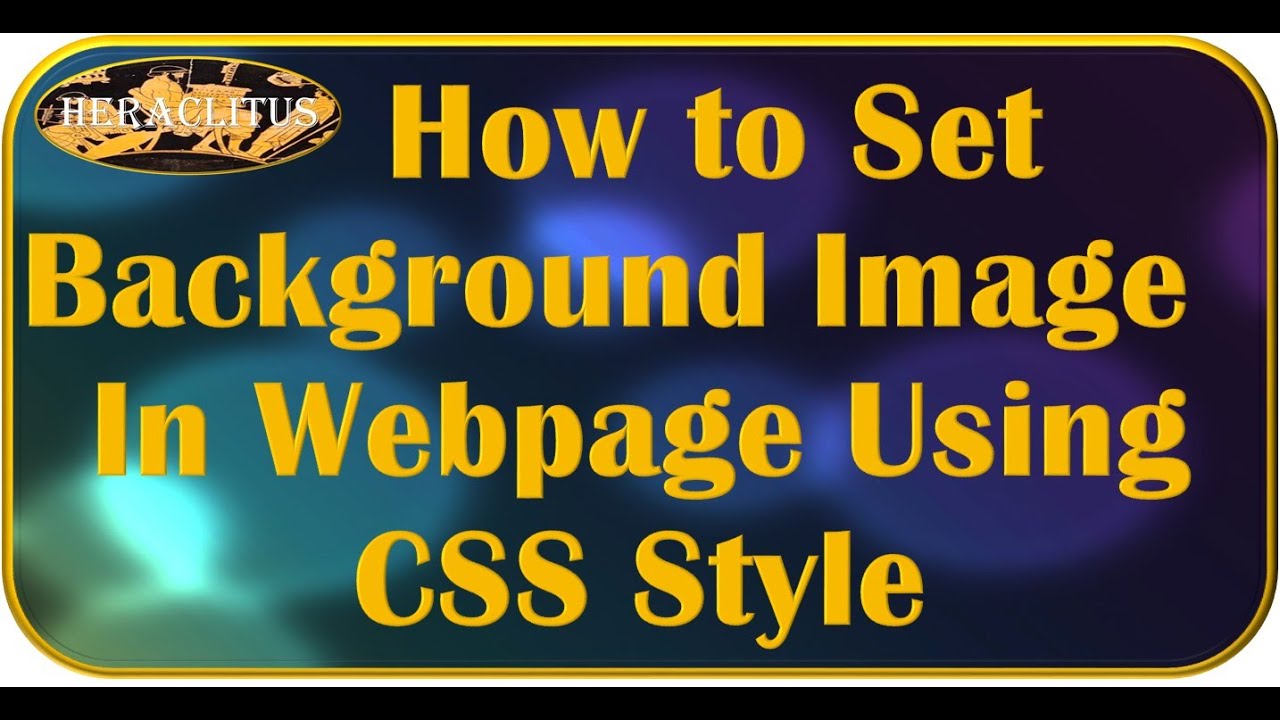 Microsoft Expression Web4 Learning Lesson 14-How to Set Background Image in Webpage Using CSS Style