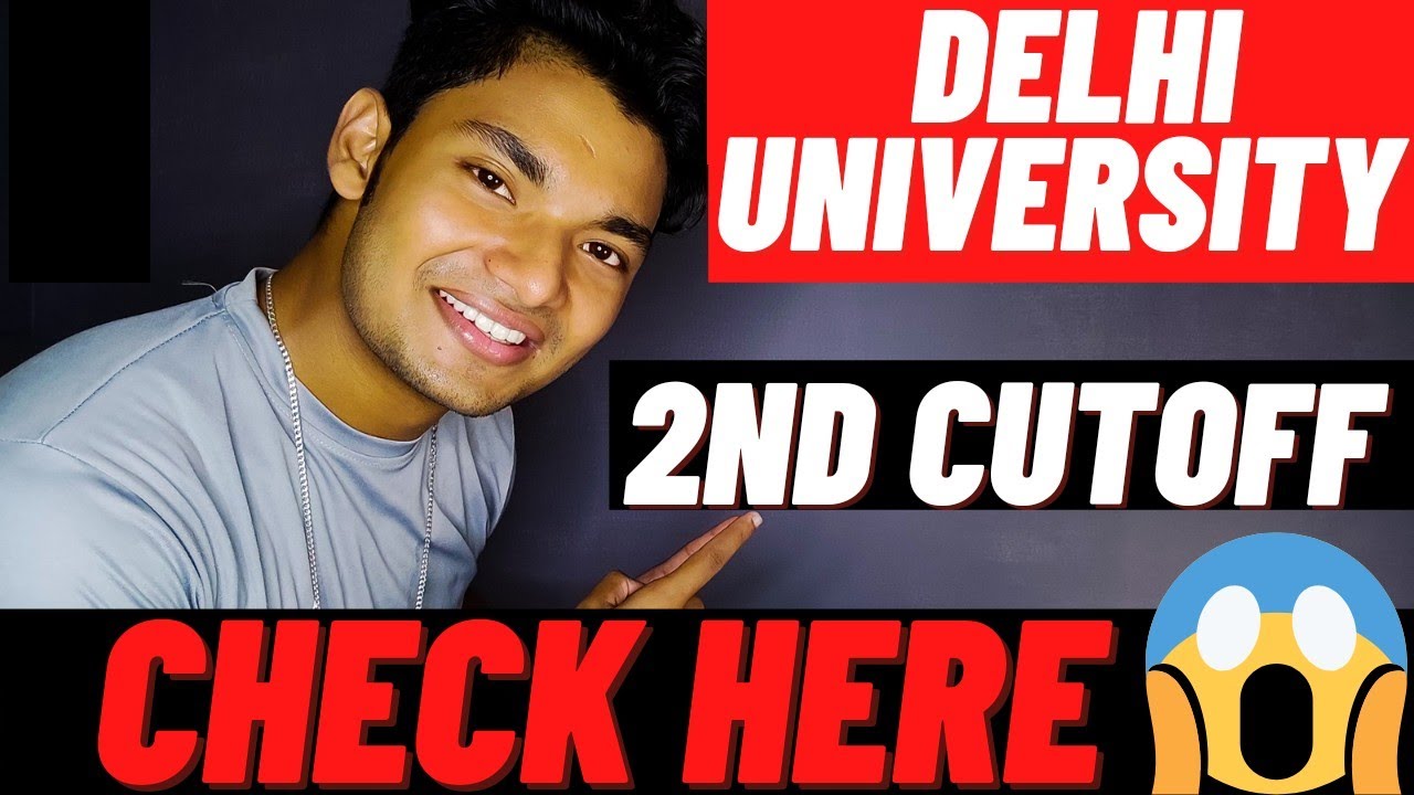 DU Cutoff Update:- 2nd Cutoff Is OUT | How To Check 😱😳