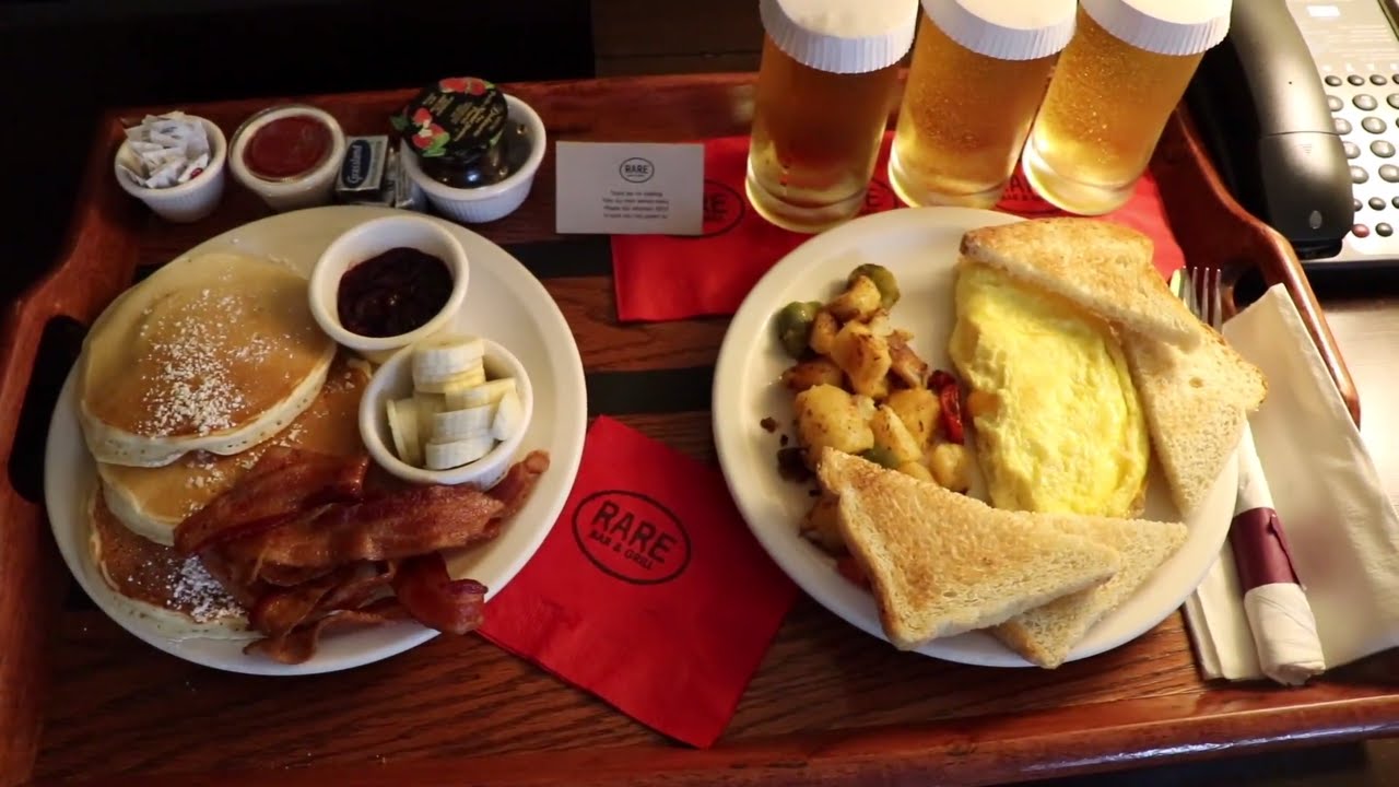 HILTON ROOM SERVICE RARE $60.00 BREAKFAST