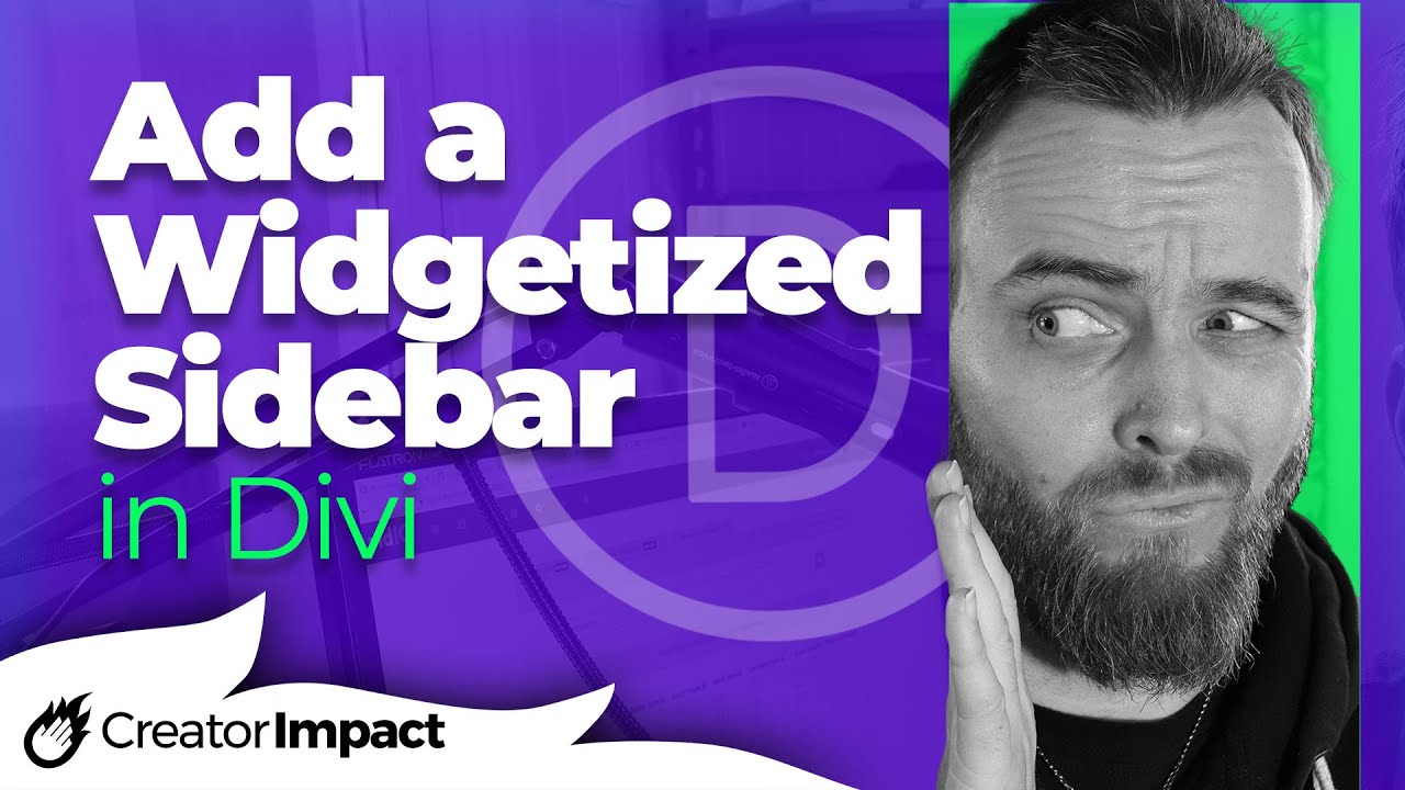 УЧЕБНОЕ ПОСОБИЕ DIVI: Добавление боковой панели WP Widget / липкой боковой панели