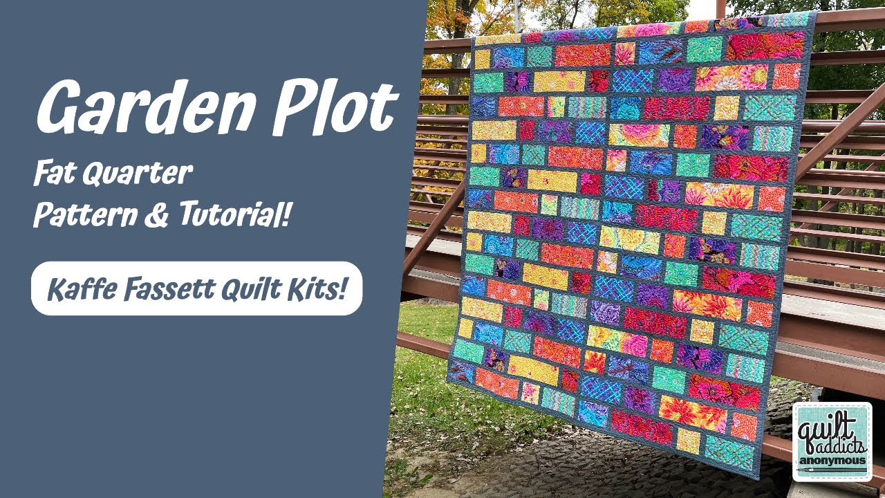 Super Fast Fat Quarter Pattern Perfect for Showing Off Kaffe!