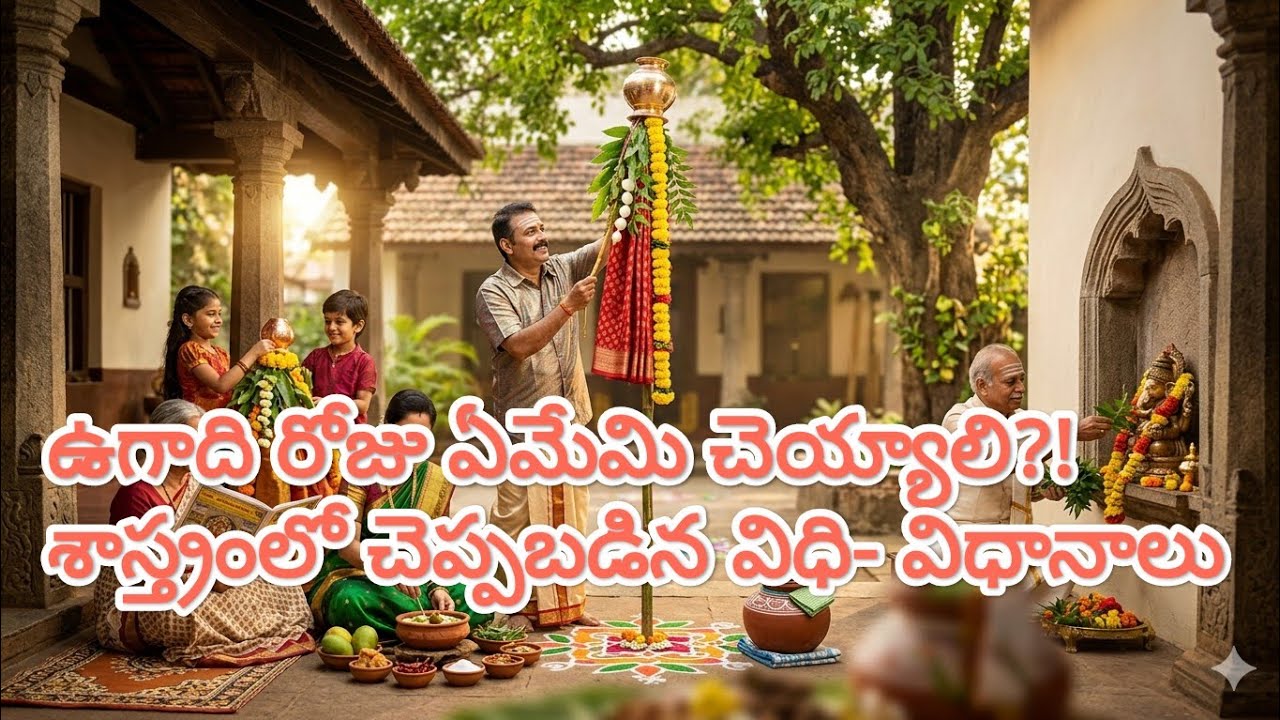 ఉగాది రోజు ఏమి చెయ్యాలి? శాస్త్రోక్త విధి-విధానాలు | Ugadi Rituals & Complete Guide