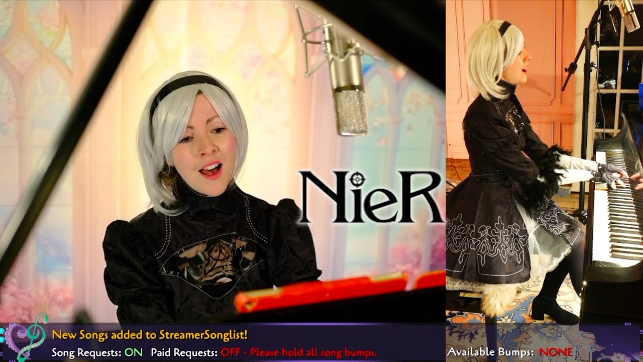 2B sings Ashes of Dreams from Nier!