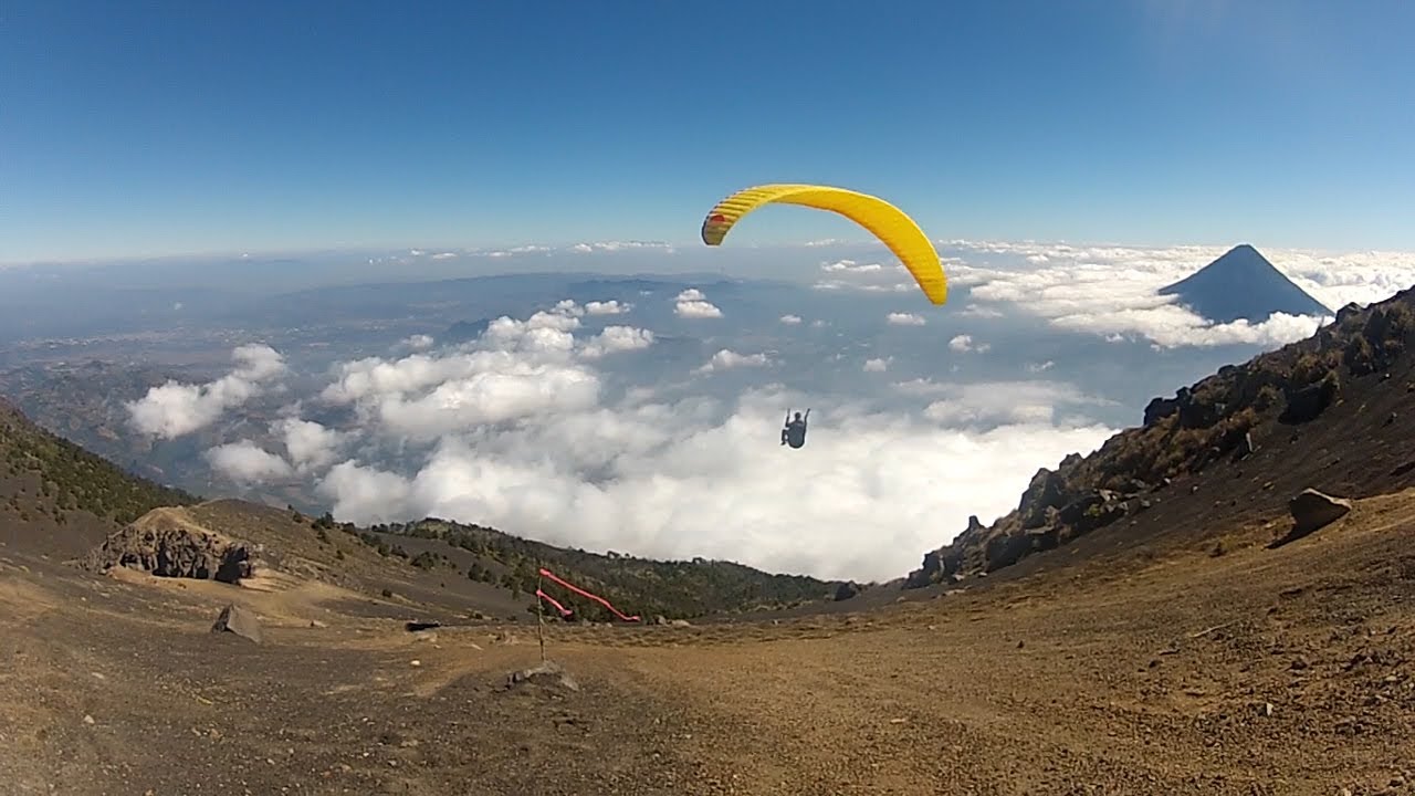 Paragliding Guatemala - 13,000 ft launch from Acatenango Volcano!