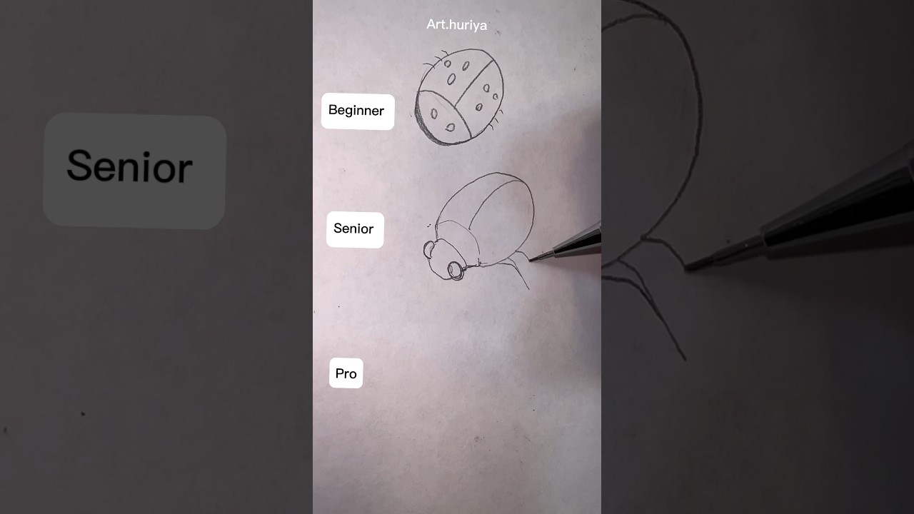What&rsquo;s your level? Beginner/senior or pro ?#draw #drawing #pencildrawing
