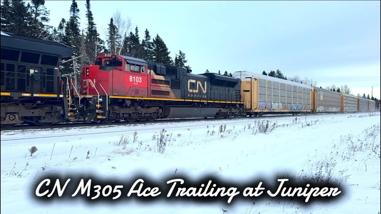 CN M305, ACe Trailing at Juniper 