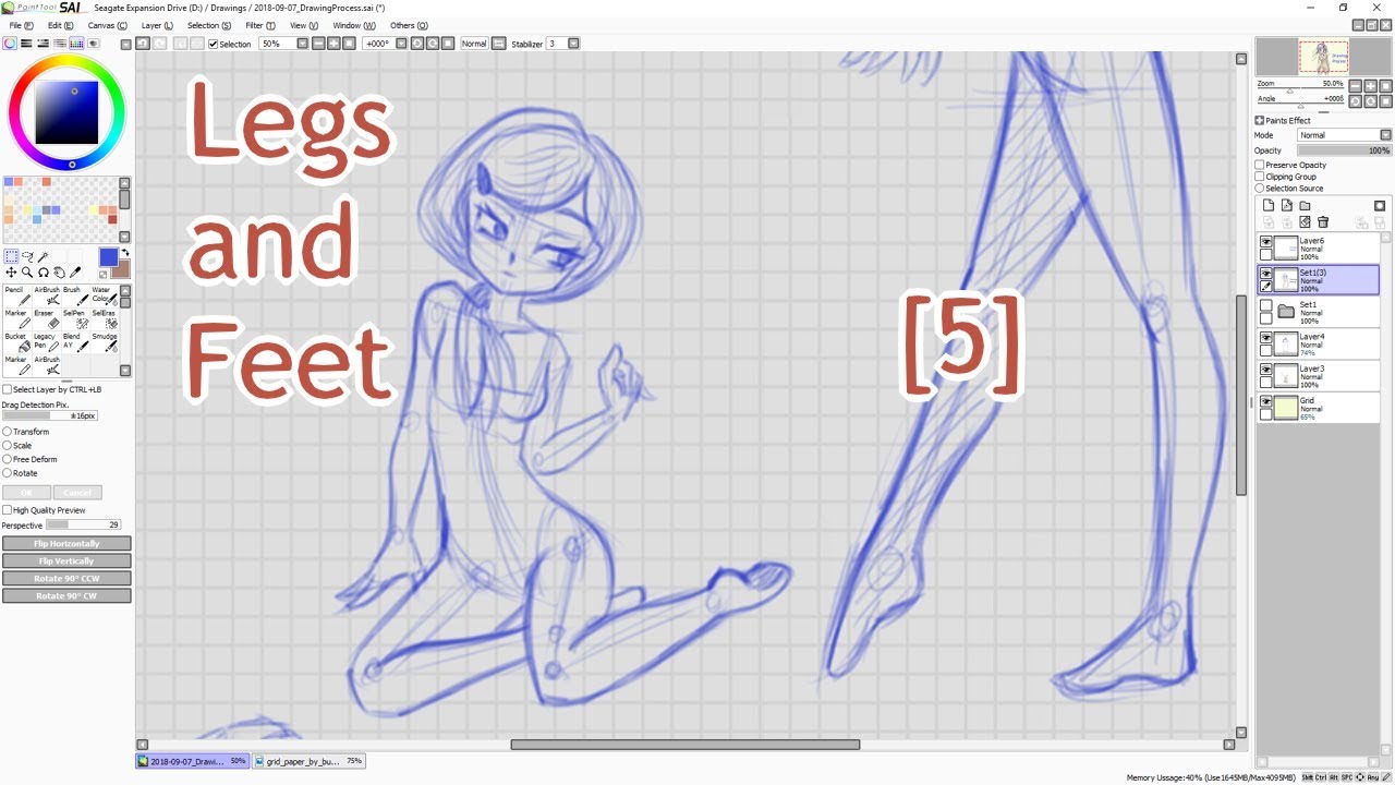 Primer Tutorial 5: How to Draw Legs