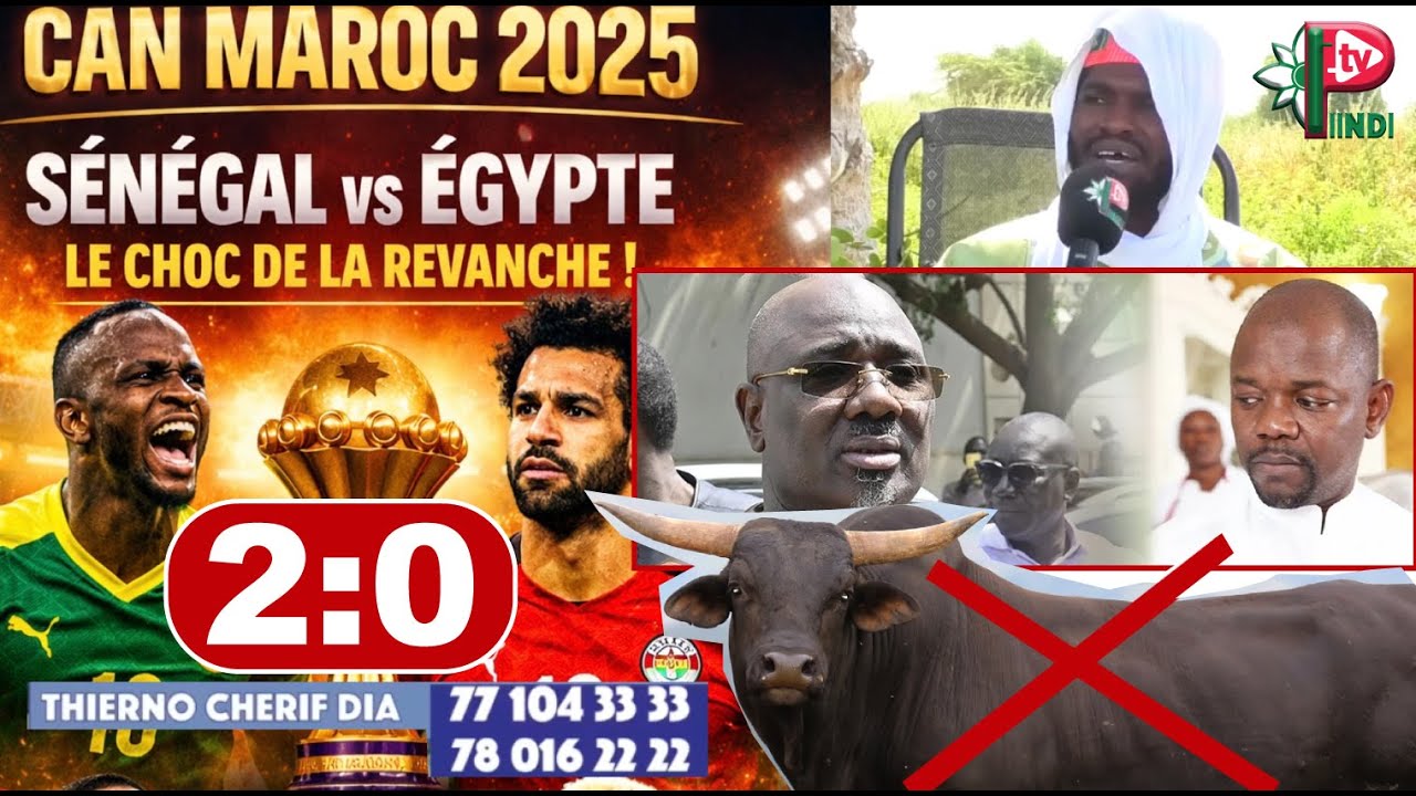 🚨SCORE SENEGAL VS EGYPTE ALLAHOU AKBAR DJINN BAYRE THIERNO CHERIF LÂCHER UNE BOMBE