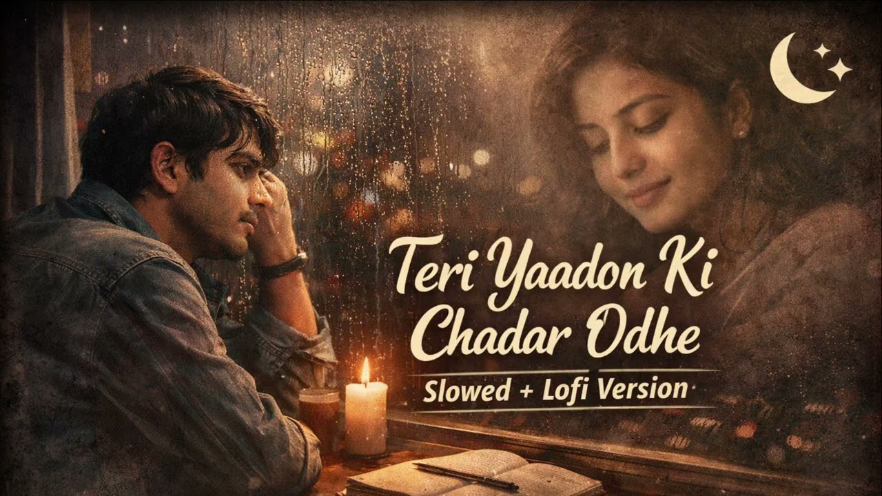Teri Yaadon Ki Chadar Odhe 💔 | Slowed + Lofi | 90s Romantic Sad Song | Gani AI Music 