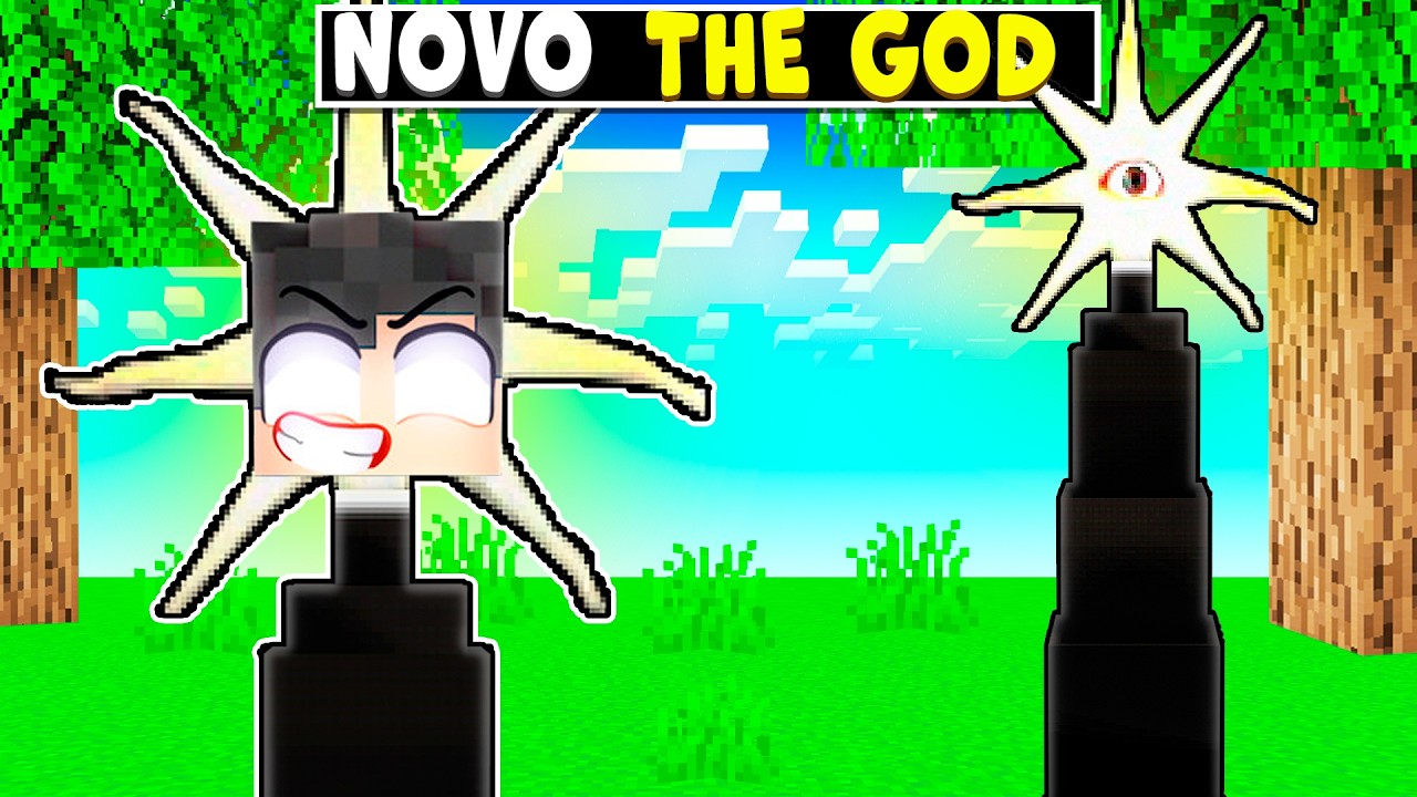 JOGANDO como o NOVO THE GOD no Minecraft