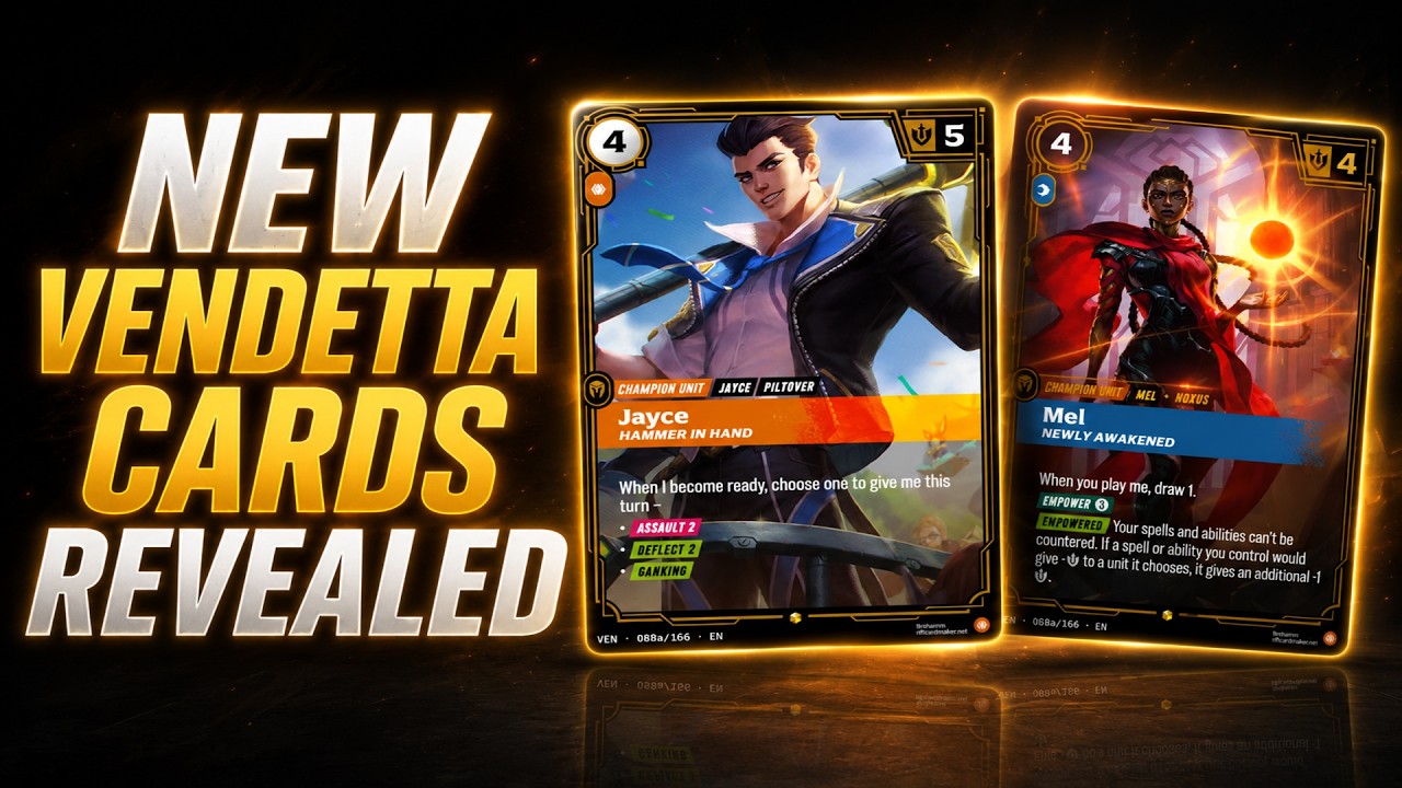 These NEW Vendetta Cards Look INSANE! (Jayce & Mel Revealed)