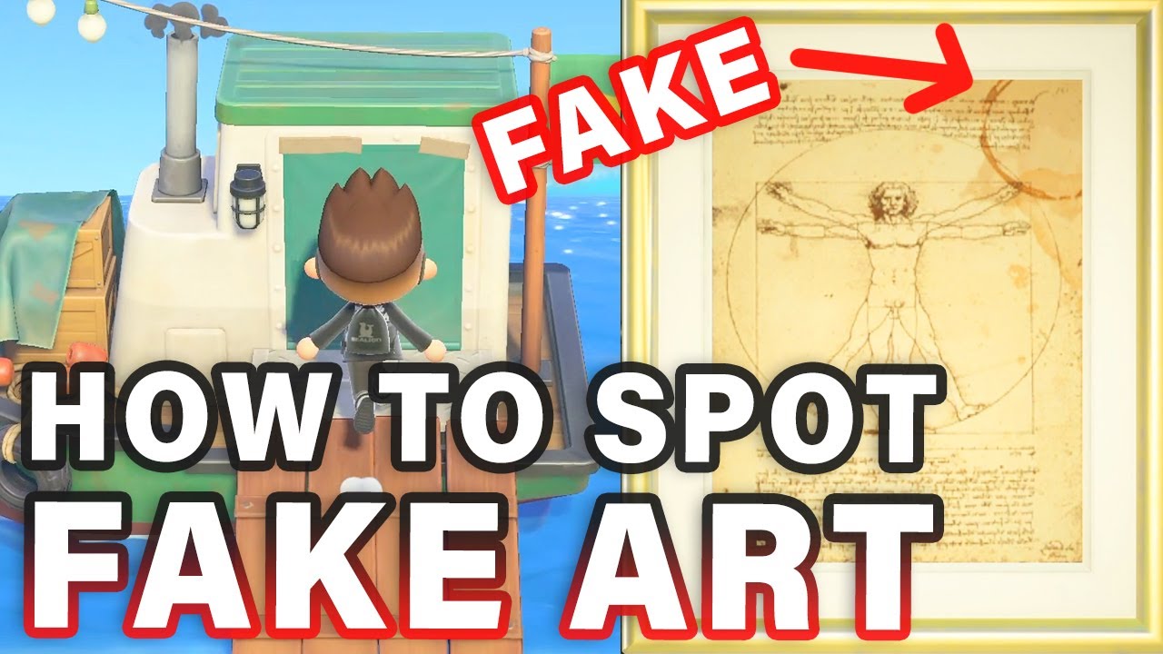 How to SPOT FAKE ART | Paintings ► Animal Crossing: New Horizons