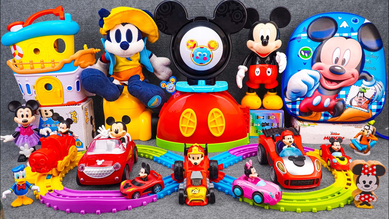 Satisfying with Unboxing Disney Mickey Mouse Clubhouse Track Playset | Review Toys ASMR