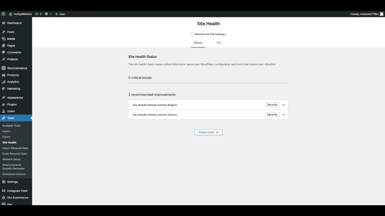 How To Export Your WordPress Site Health Info