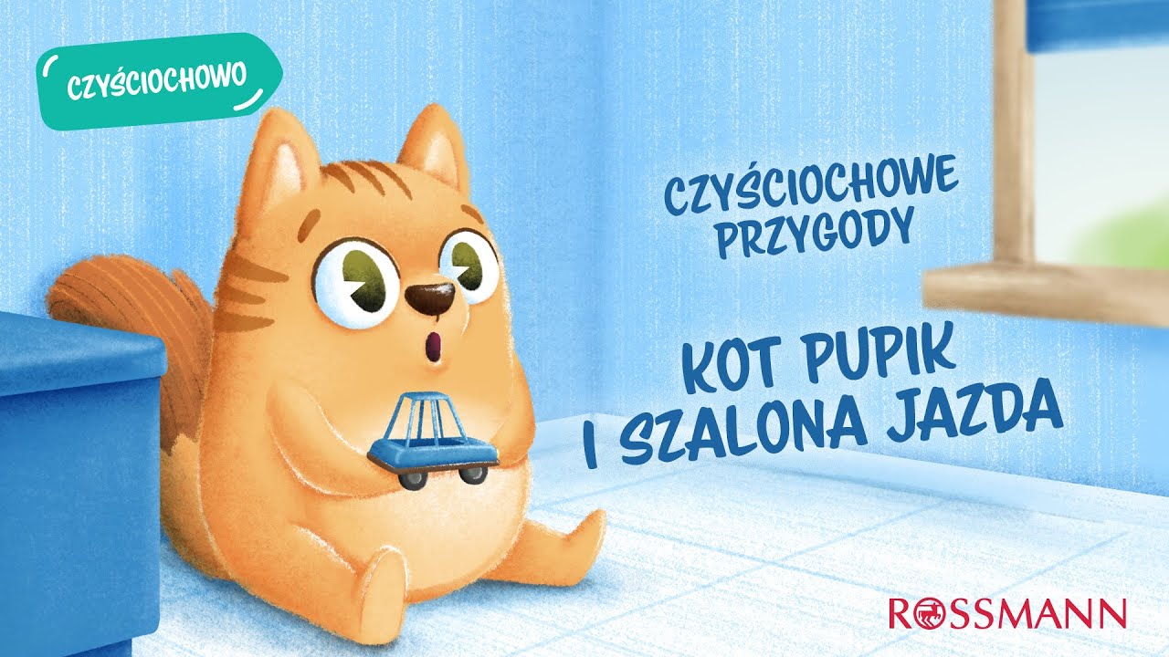Czyściochowe przygody - Kot Pupik i szalona jazda