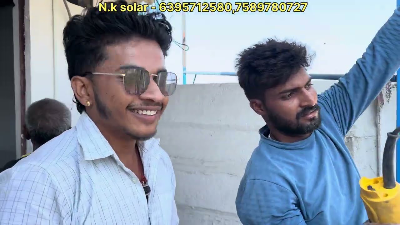▶️सोलर प्लांट को उखाड़ कर फिरसे लगाया | full video in detail | #solarsystem @NK-solar_Chandigarh 