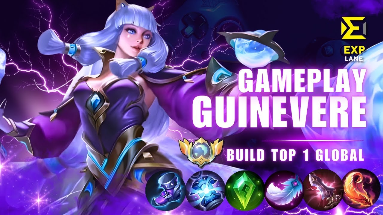 Guinevere EXP Lane Dominates Ranked | Top Global Build 2025 Mobile legends