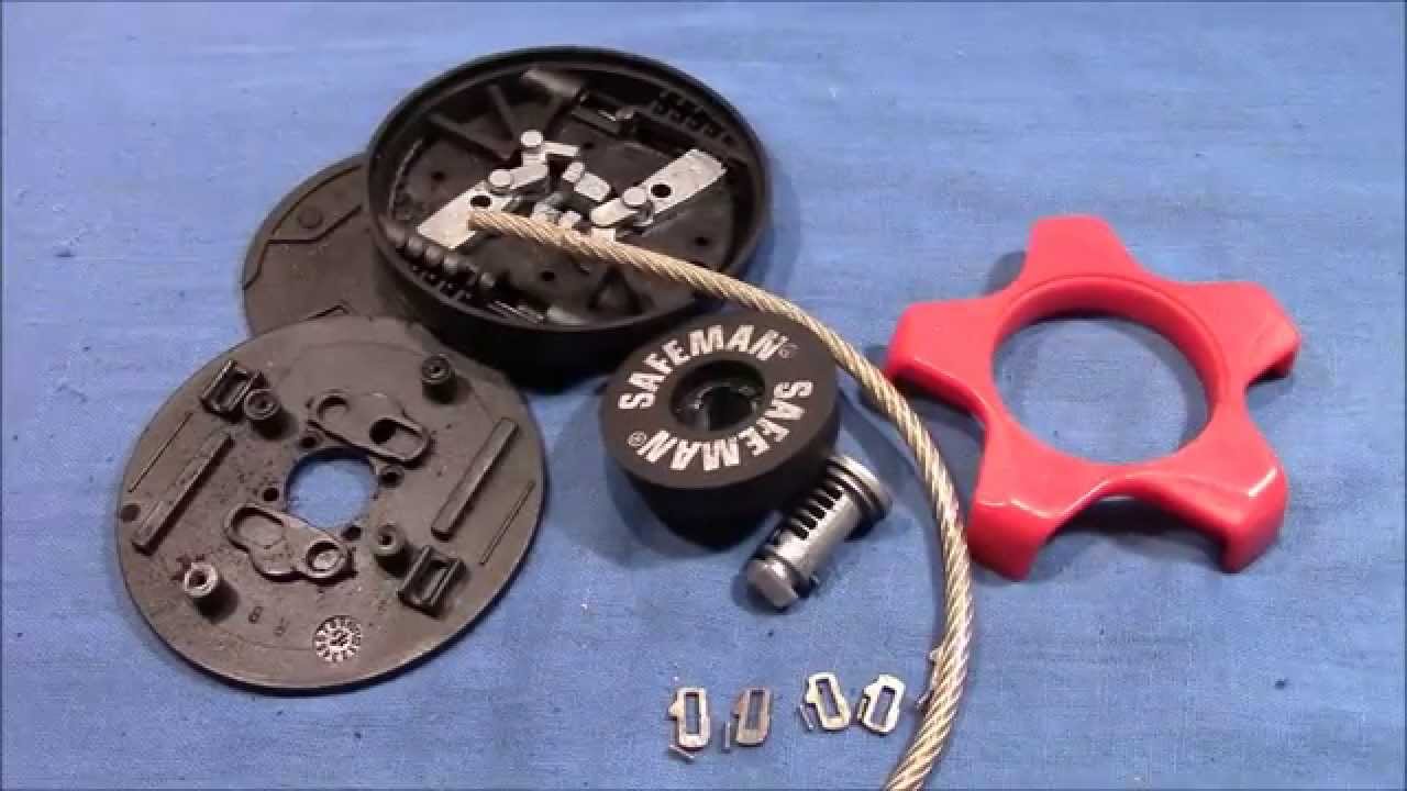 (picking 61) SAFEMAN cable lock picked and cracked (with the help of my sons)