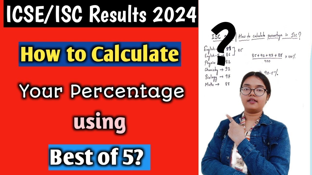 HOW TO CALCULATE ISC 2024 Percentage using Best of 4 RULE? | Must Watch 🔥