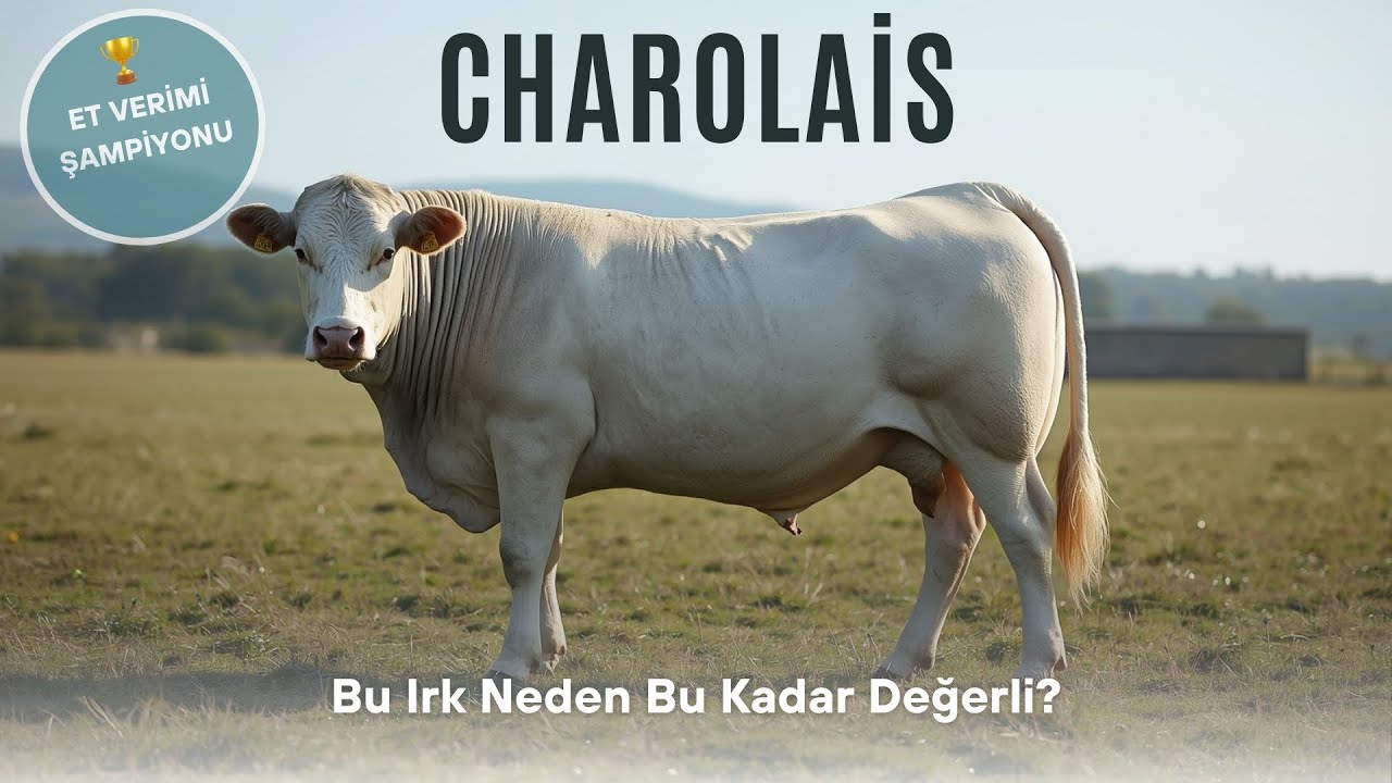 Charolais Sığırı (Şarole Sığırı) | Et Veriminde Zirve Irk! | Şarole Sığırı Yetiştiriciliği