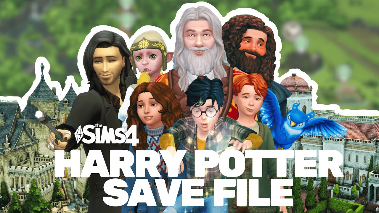 Harry Potter Save File - Full Tour + Lore - Sims 4