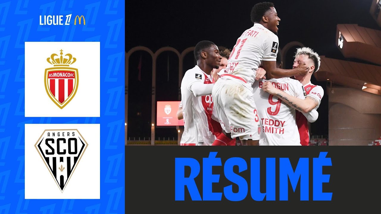 GOLAZO d'Adingra, Monaco ENCHAINE contre Angers | 24ème journée - Ligue 1 McDonald's 25/26