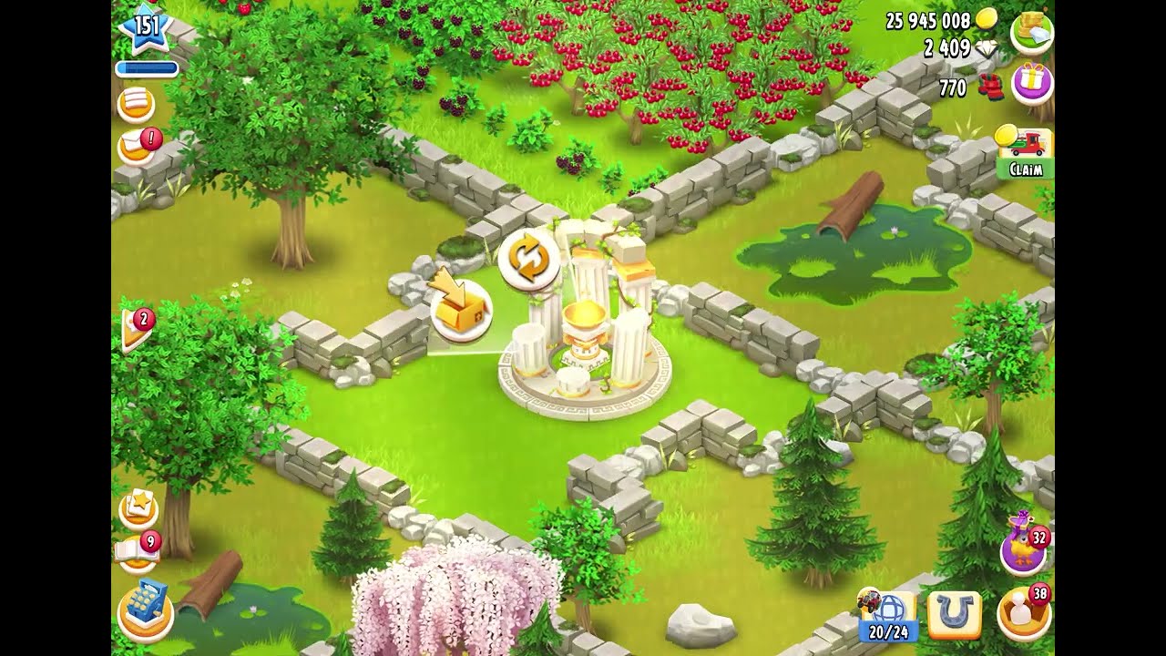 Hay day : Extending Land Gameplay