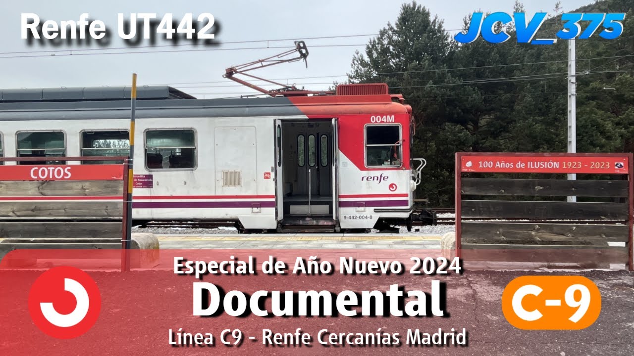 ESPECIAL AÑO NUEVO - 2024 | Viaje por la sierra en 442 - C9 Cercanías Madrid | JCV_375