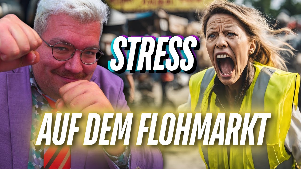 VERKAUFSESKALATION AUF DEM FLOHMARKT MIT ‪@fustler‬ !! TEIL 02