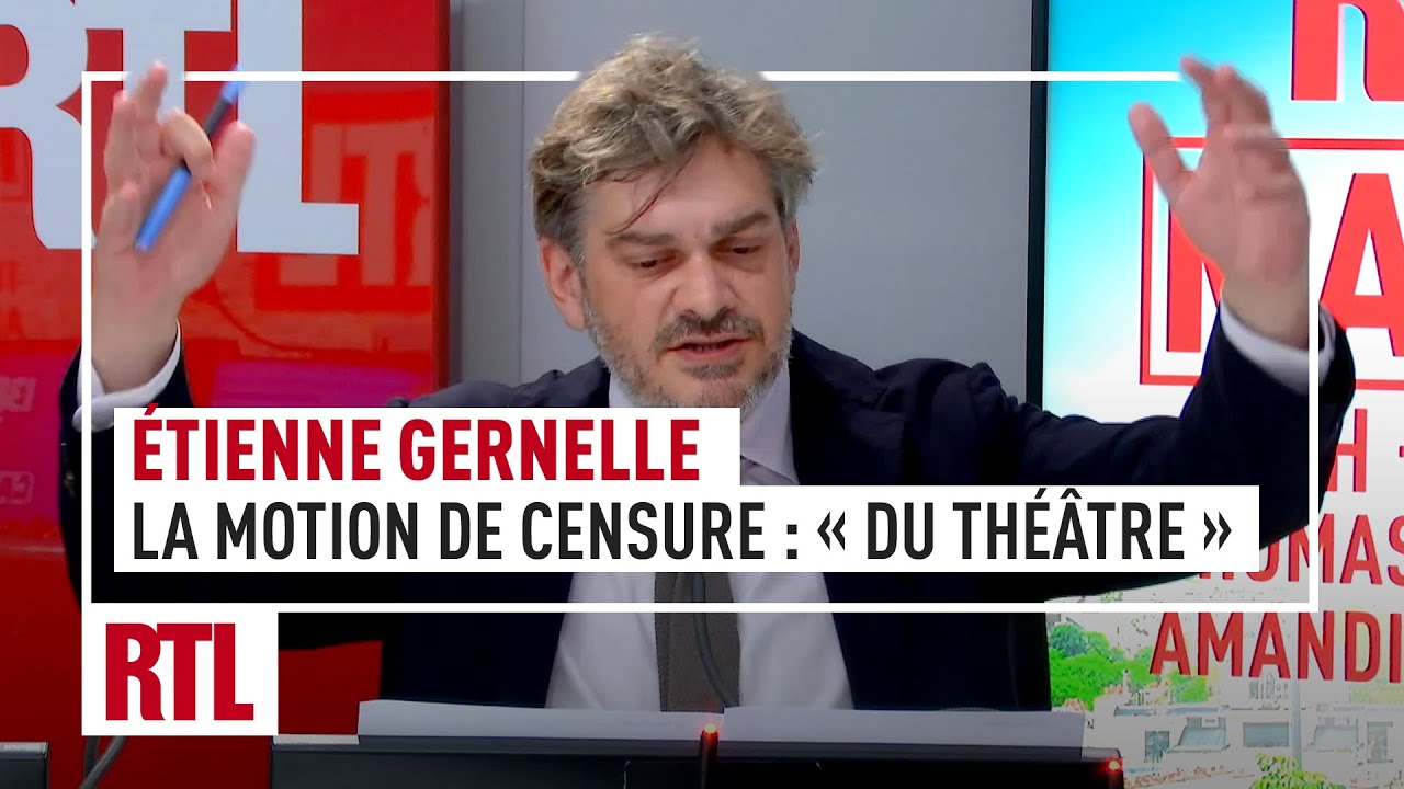 EDITO RTL - Motion de censure : 