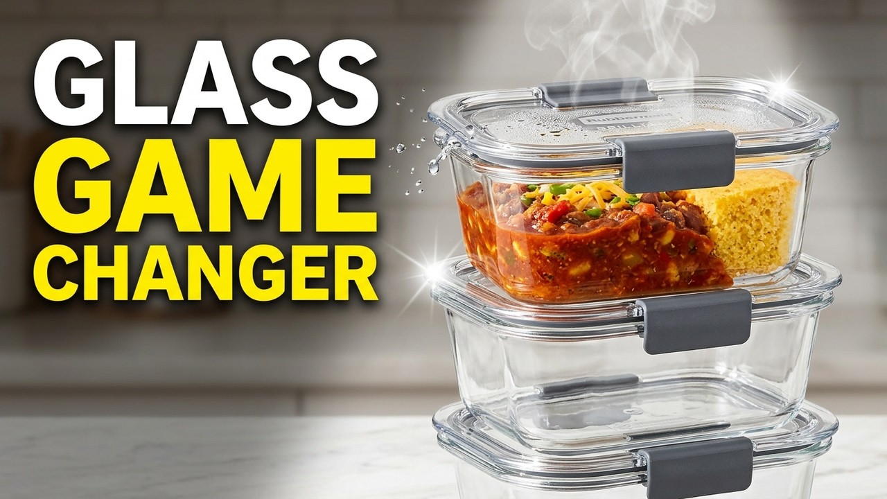 Rubbermaid Glass Storage Containers Unboxing & Review | Microwave & Oven Safe