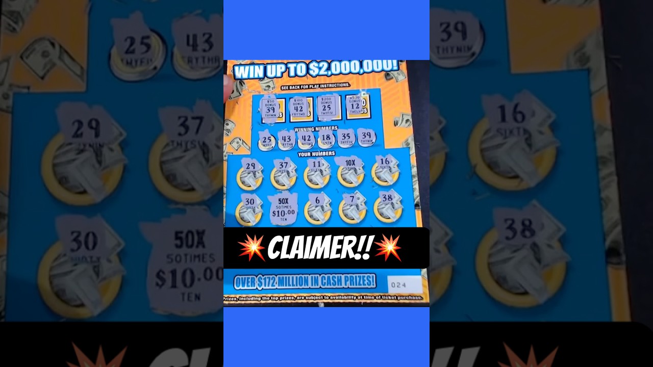 💥CLAIMER!!💥MONSTER WIN ON THIS $10 FLORIDA SCRATCH OFF!💪
