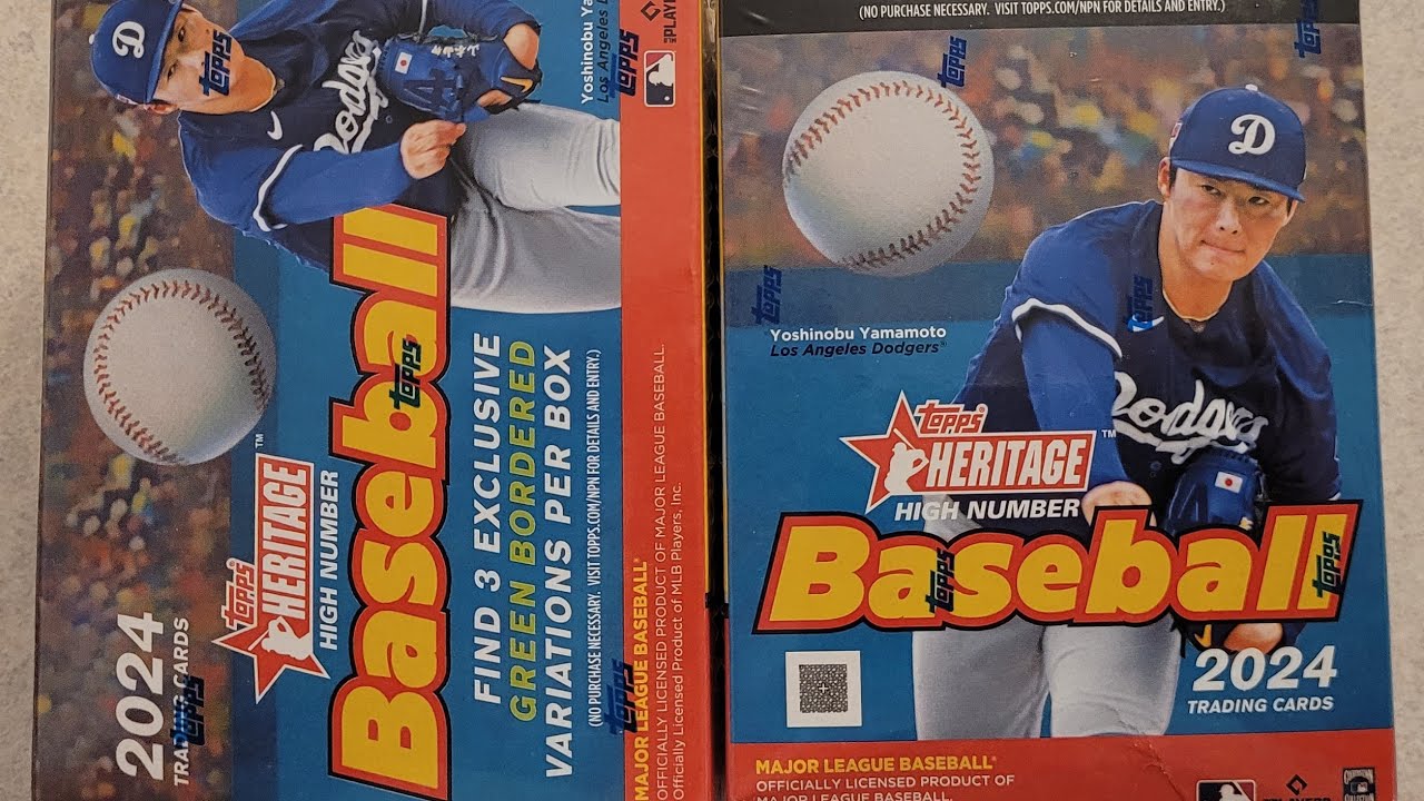 HUGE AUTO!! (2) 2024 Topps Heritage High Number Blasters! Real One Reverse Auto 1:1,289 Packs HOF 🔥