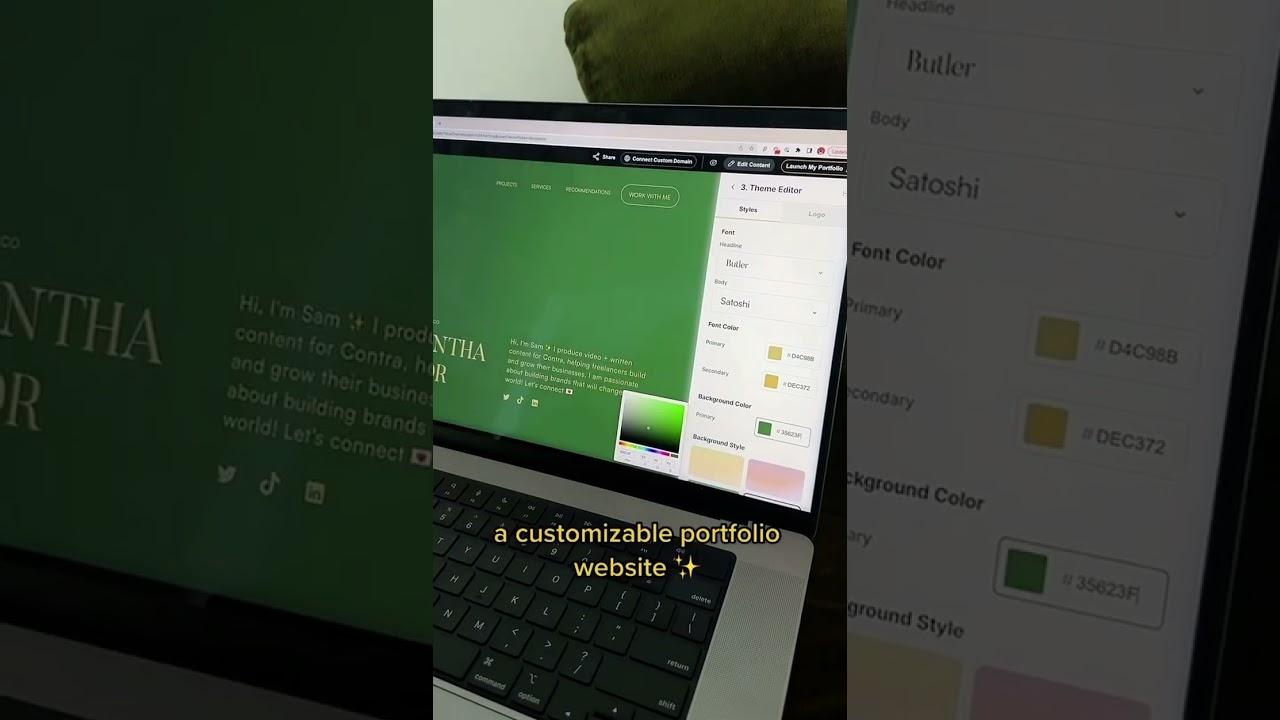 How to make a portfolio without being a designer #fyp #freelance