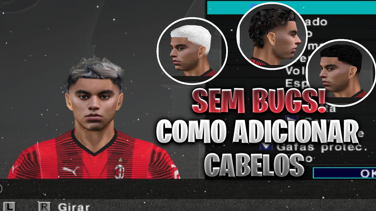 COMO ADICIONAR CABELO NO PES DR PSP SEM BUG | TUTORIAL ATUALIZADO