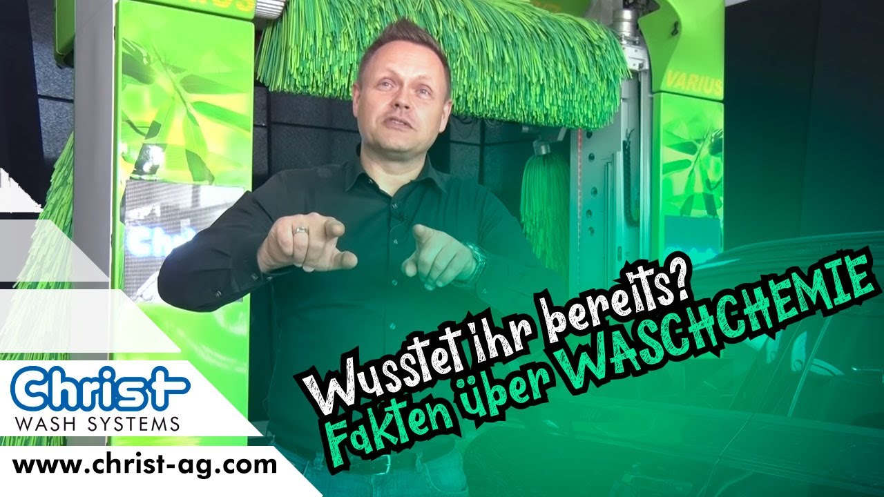 Wie funktioniert Waschchemie in der Waschanlage - Christ Wash Systems | VLOG | #ChristWashSystems