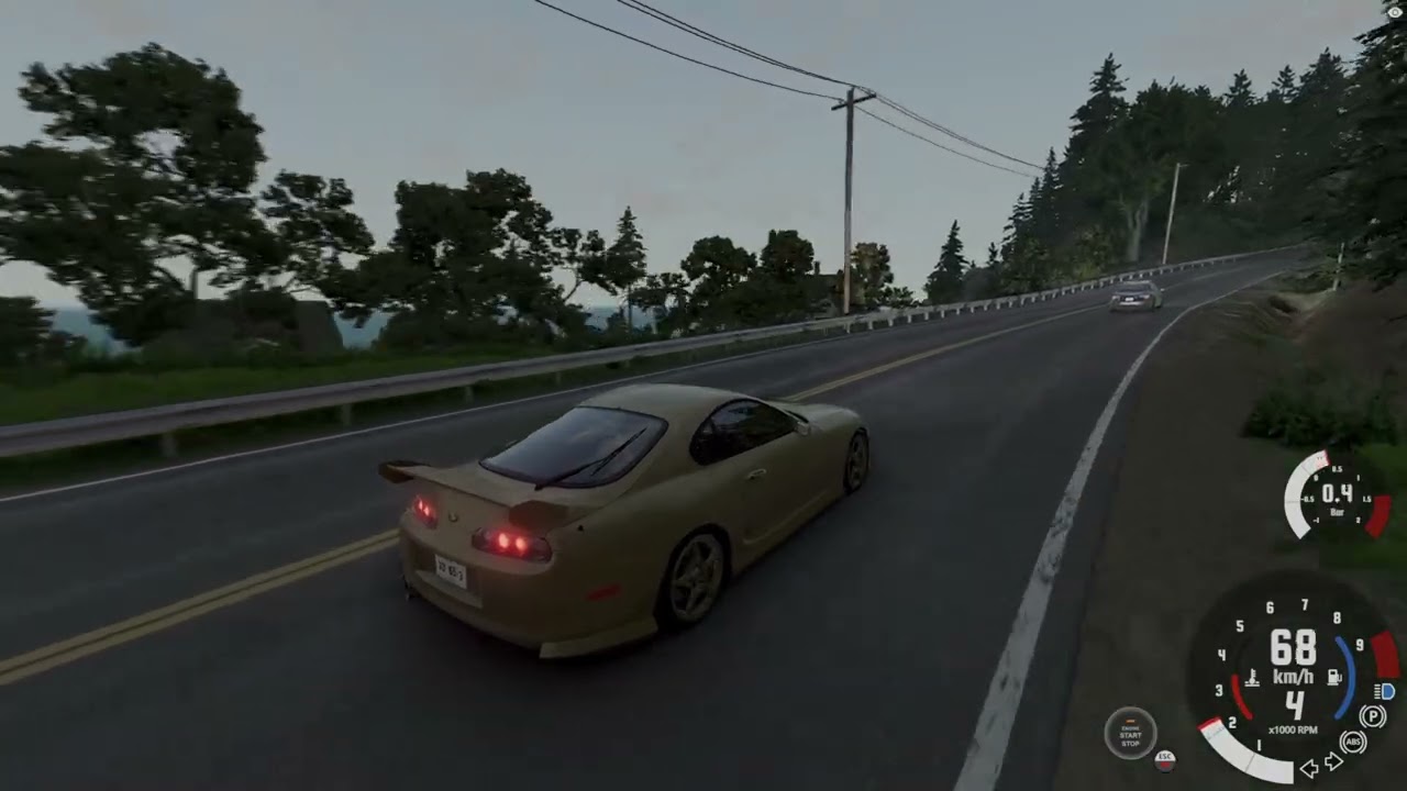 TOP SECRET: RB26 Swapped Toyota Supra - HIGH-SPEED POLICE CHASE THROUGH THE FOREST! (Ends in CRASH)🚨