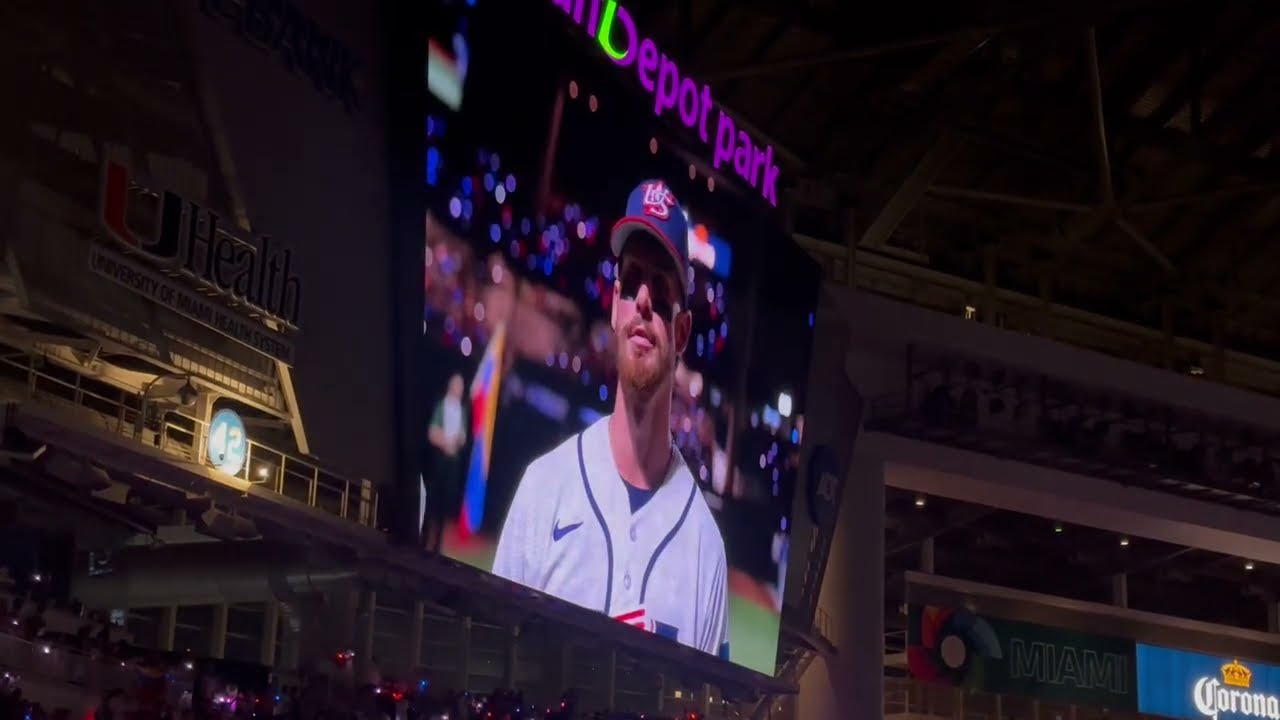 【WBC2026】アメリカ×ベネズエラ アメリカ代表スタメン発表ムービー