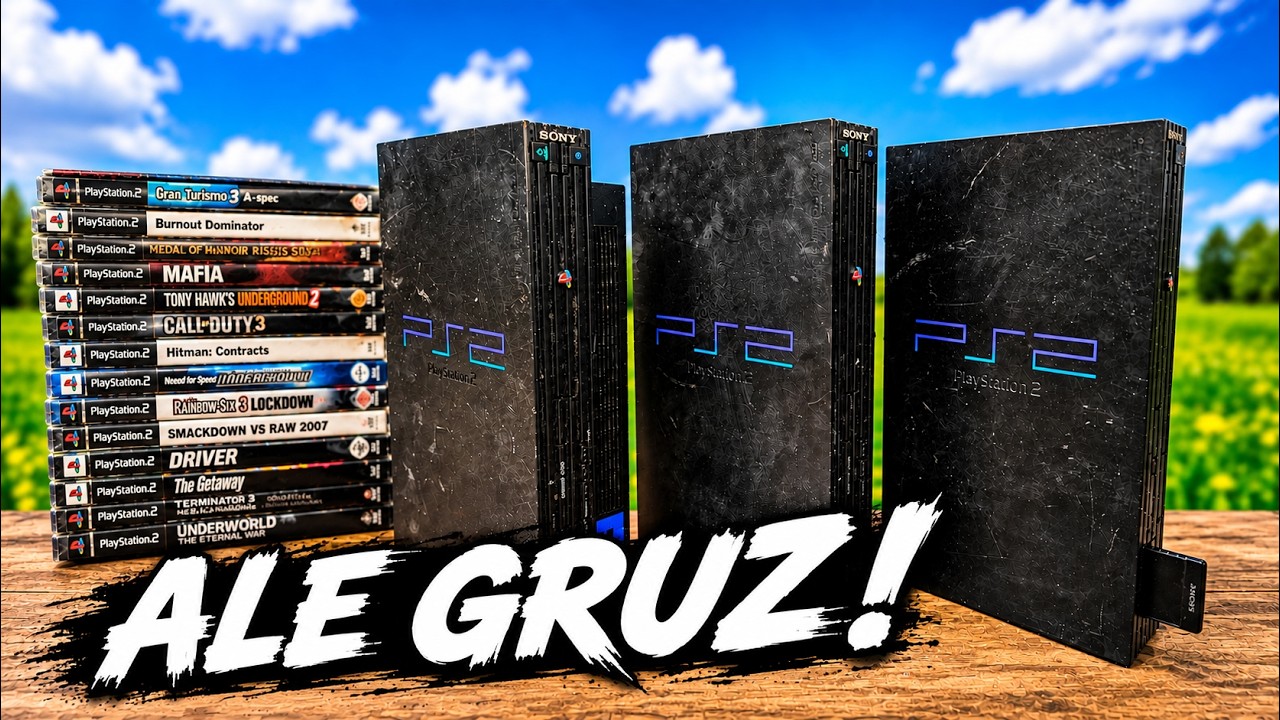 Kupiłem 3 PS2 z Litwy. Jedna okazała się białym krukiem