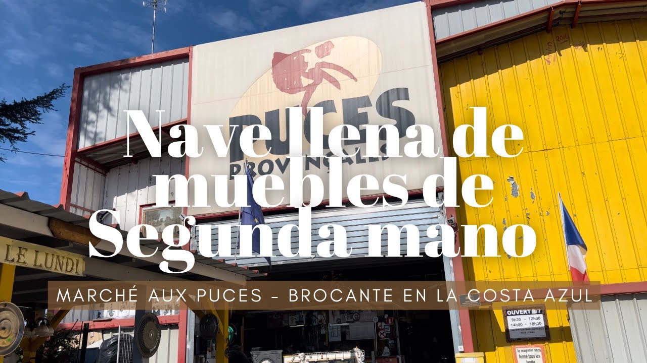 Mercadillo de pulgas y antigüedades en el sur de Francia. Marché aux puces de Frèjus