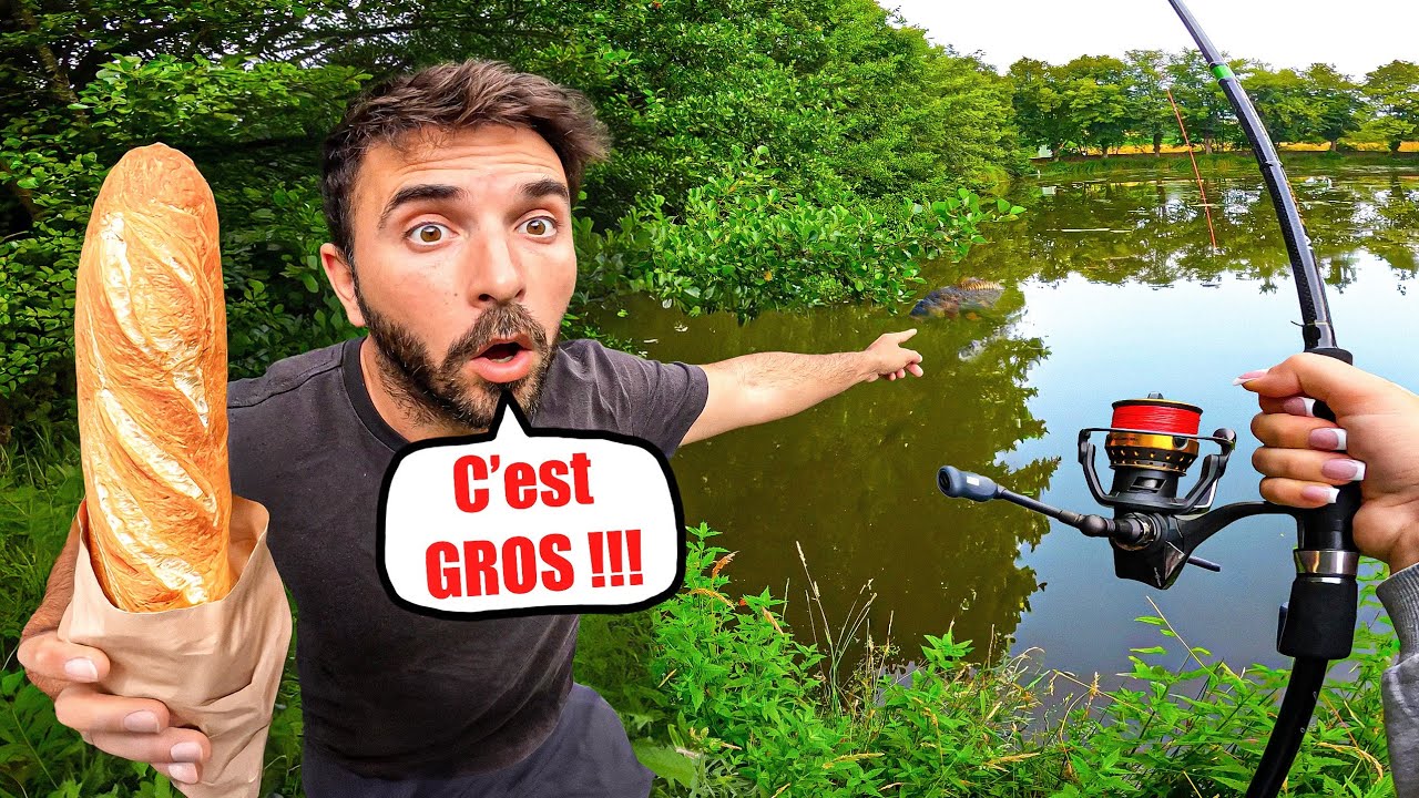 Il attrape un GROS POISSON grâce à cette technique de pêche super simple !!