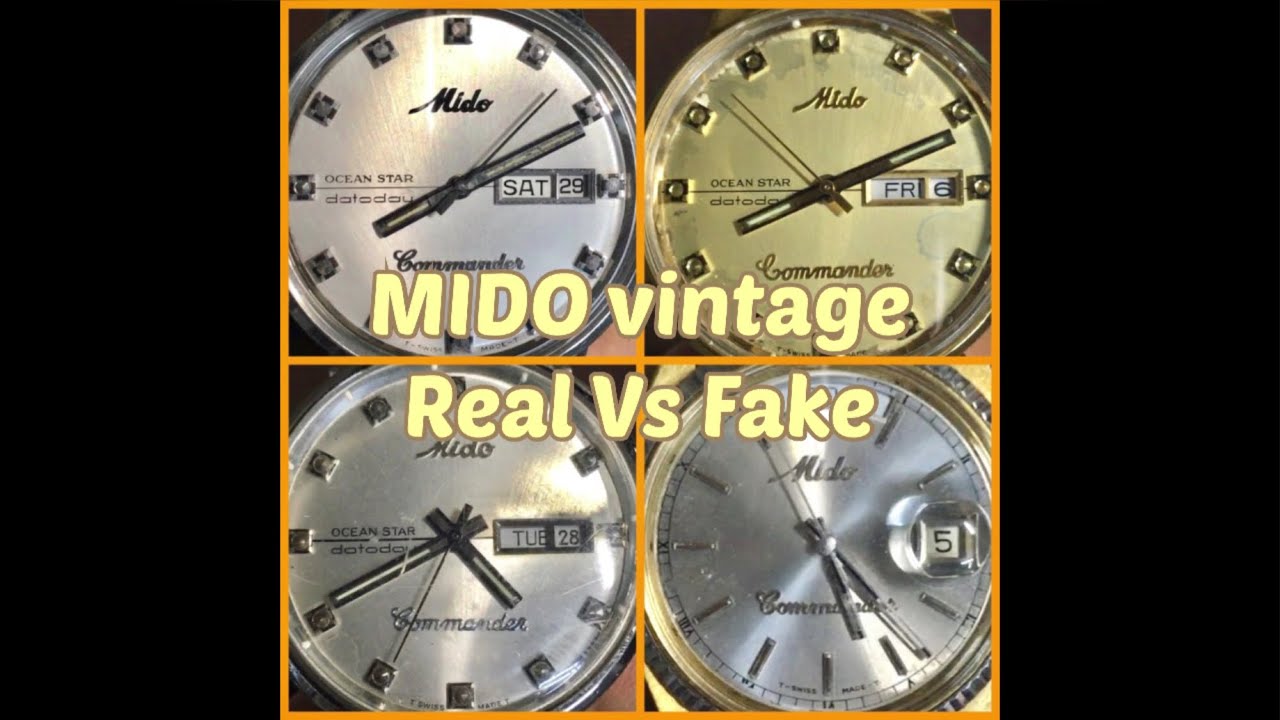 MIDO vintage Real vs Fake