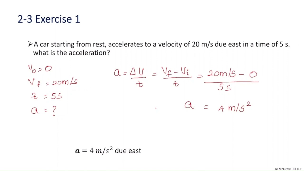 Describing Motion: Velocity and Acceleration