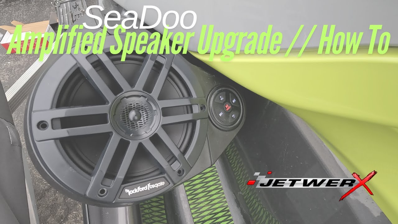 SeaDoo // How to Upgrade your Stock Amplifier and Speakers