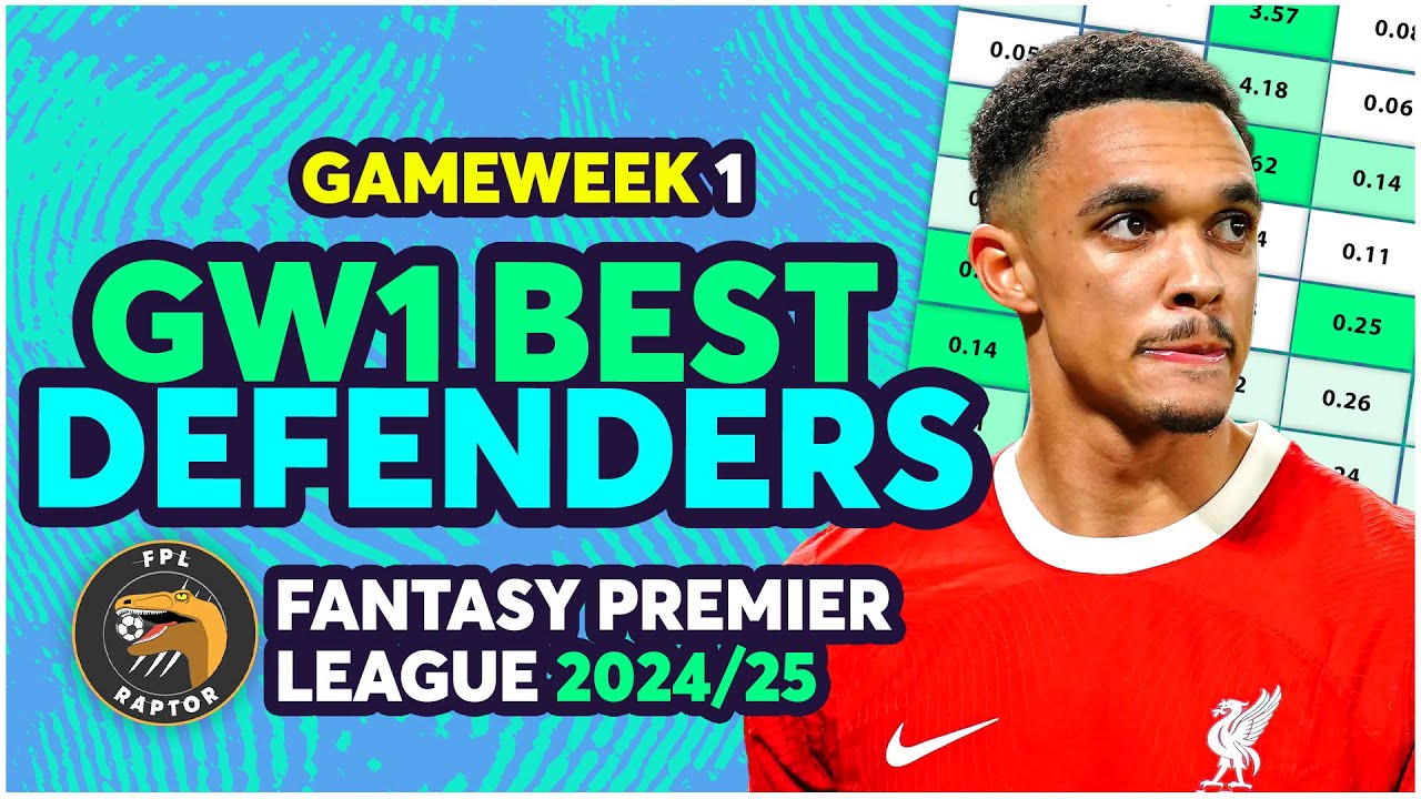 FPL 2024/25 | RANKING THE BEST DEFENDERS FOR GW1 | Fantasy Premier League Tips 2024/25